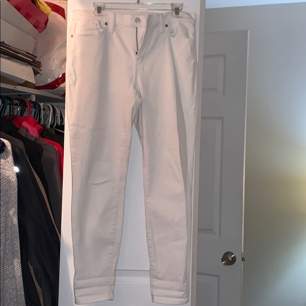 Made well Skinny High rise White Jeans